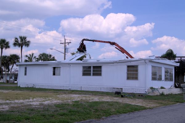 Mobile Home Demolition in Brunswick