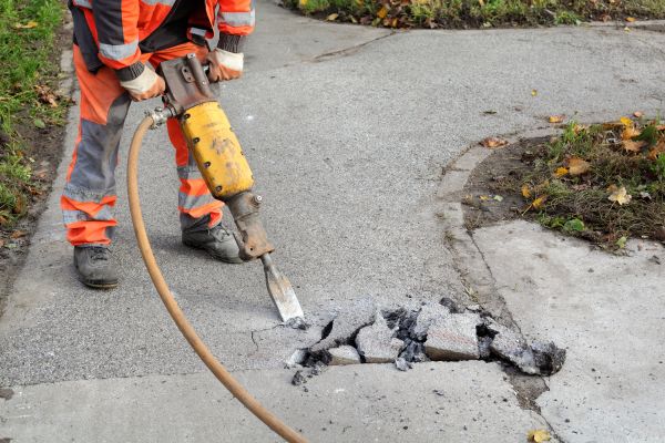 Concrete Sidewalk Removal in Brunswick